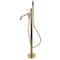 Kingston Brass KS7037DPL Freestanding Tub Faucet with Hand Shower, Brushed Brass KS7037DPL - alternate 1